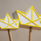 Deko Stecker Papierboot 2er Set