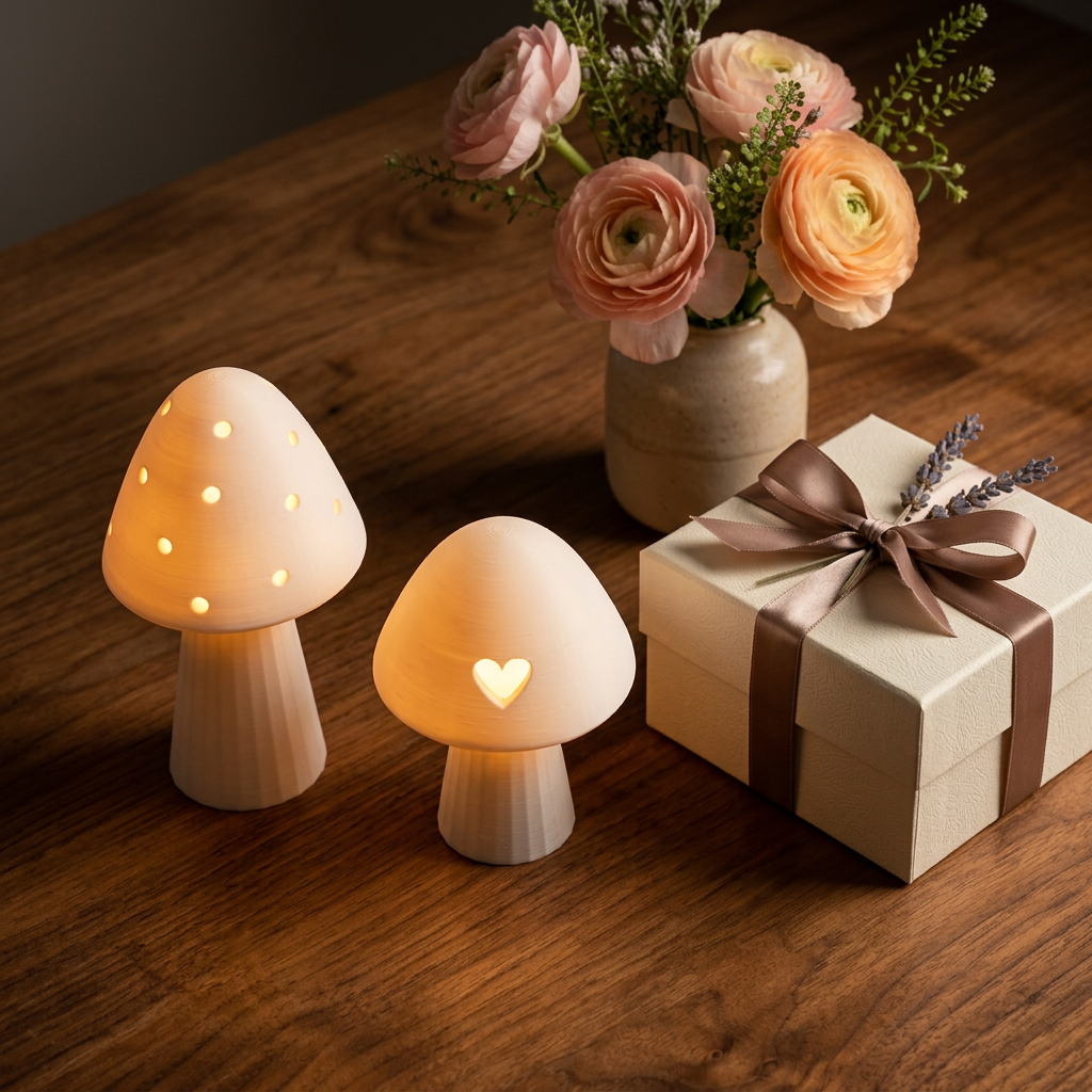 Pilzlampe 2er Set