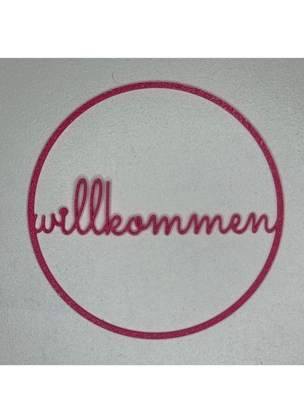 Deko-Ring „willkommen"