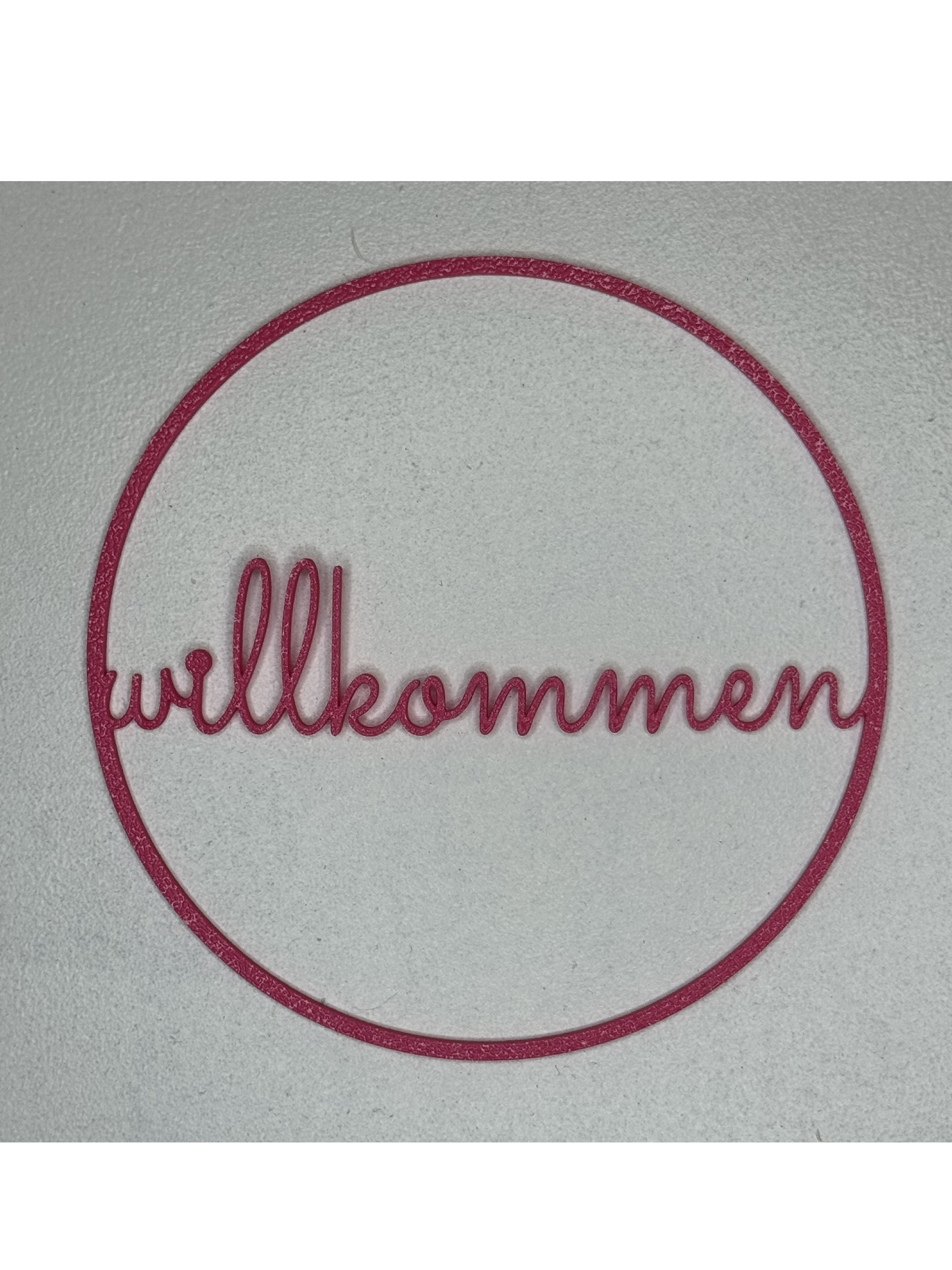 Deko-Ring „willkommen"
