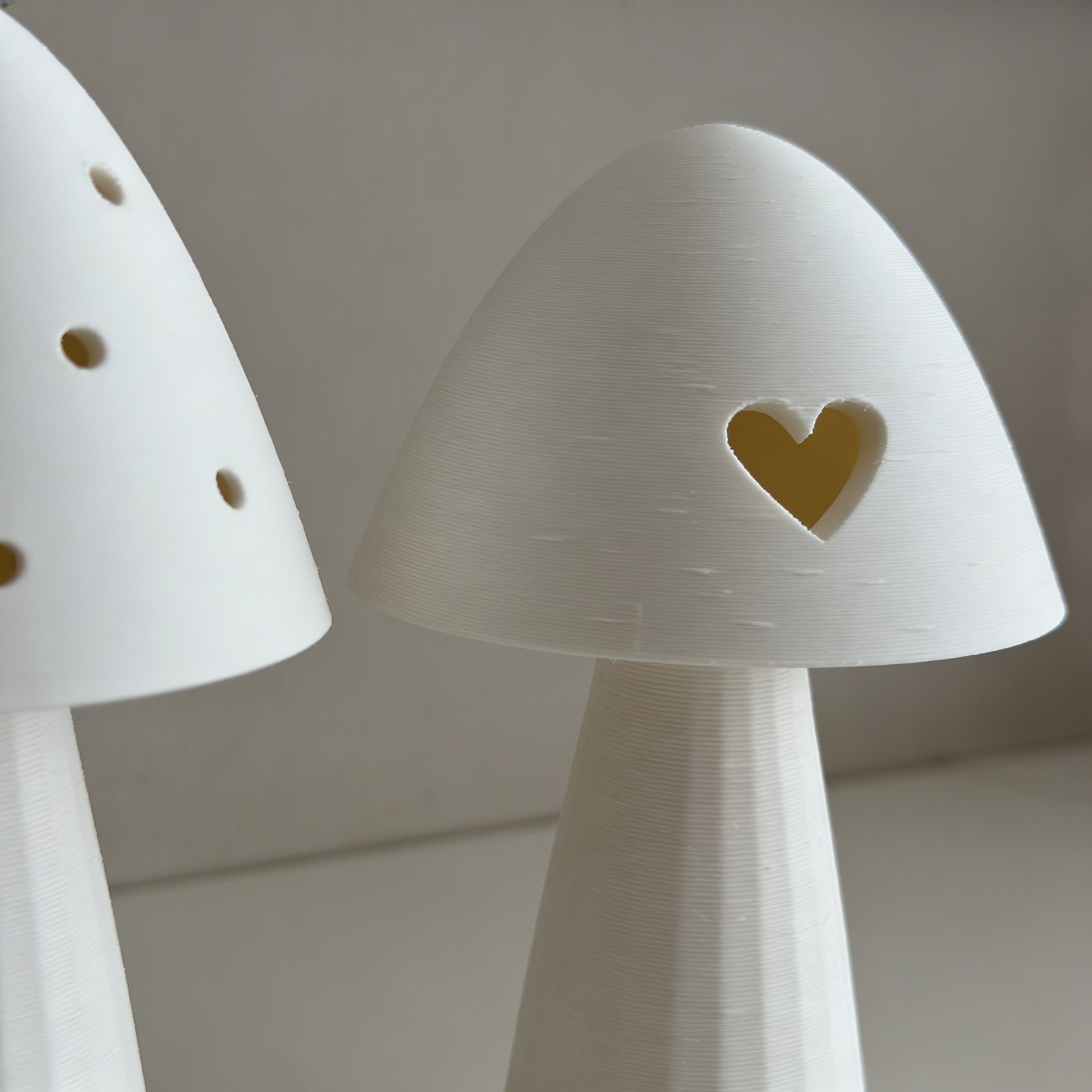 Pilzlampe 2er Set