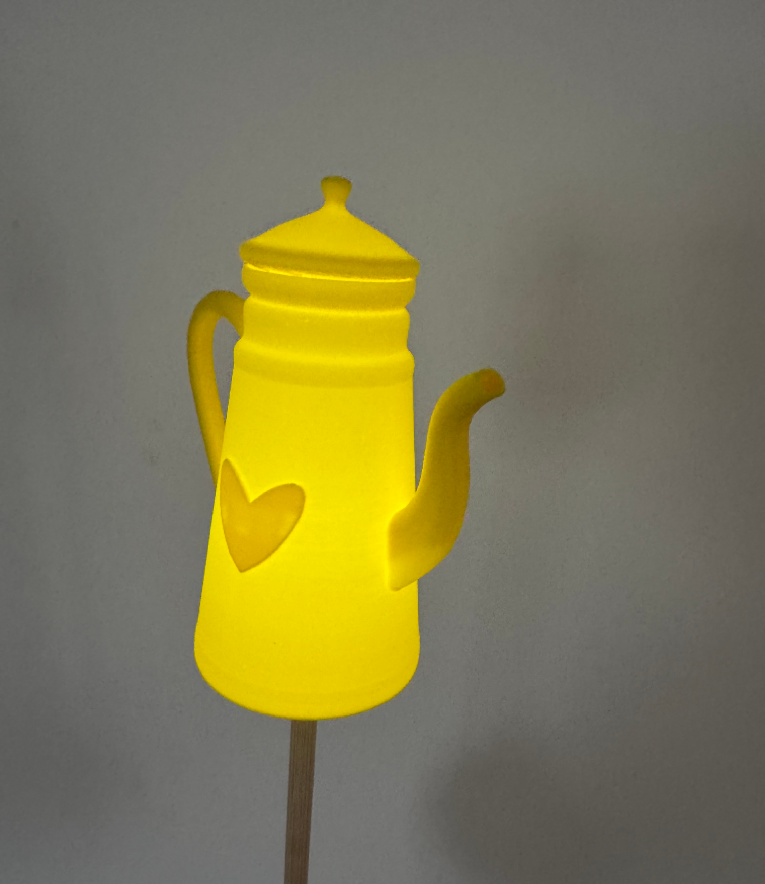 LED Teekanne Gartenstecker